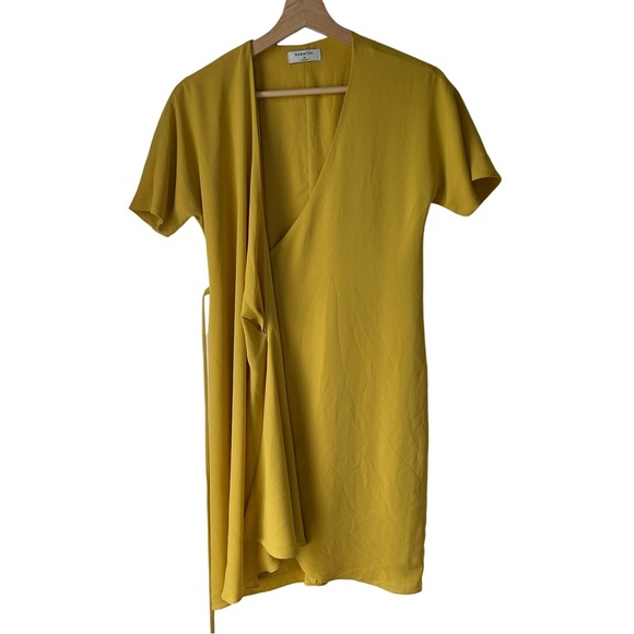 Aritzia Babaton Wallace chartreuse yellow dress XS - Picture 5 of 13